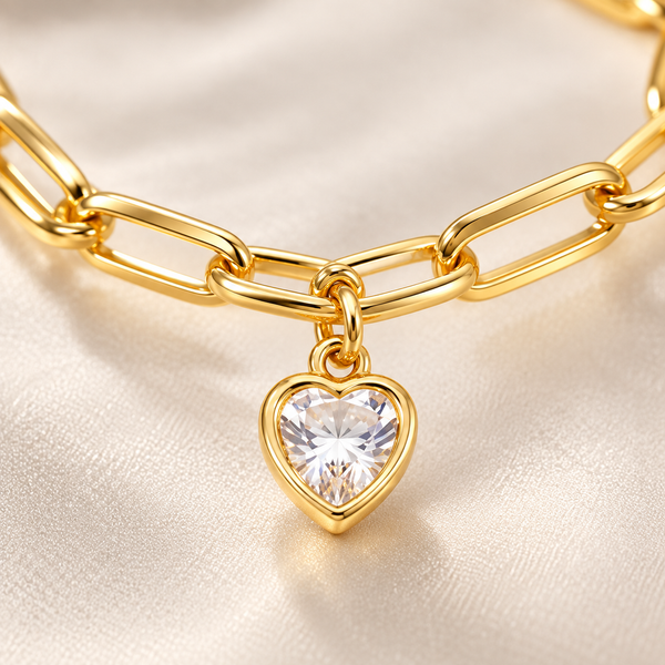 Heart Link Anklet