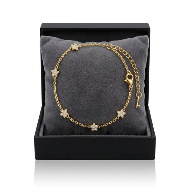 Star Charm Stud Bracelet