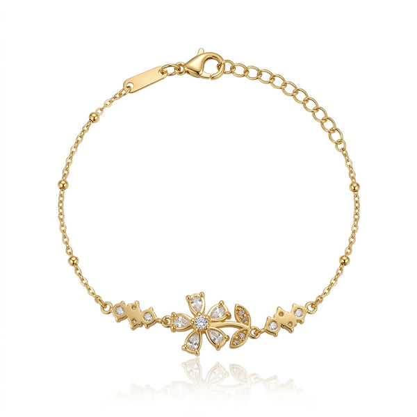 Crystal Fairy Flower Bracelet