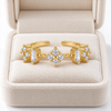 Zircon Flower Ring
