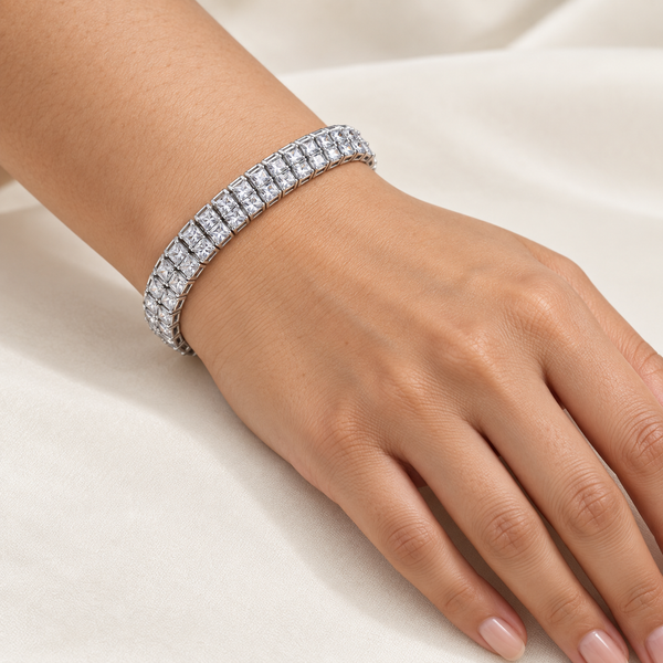 Dual Nene Layer Silver Bracelet