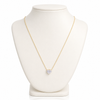 Minimal Heart Crystal Necklace