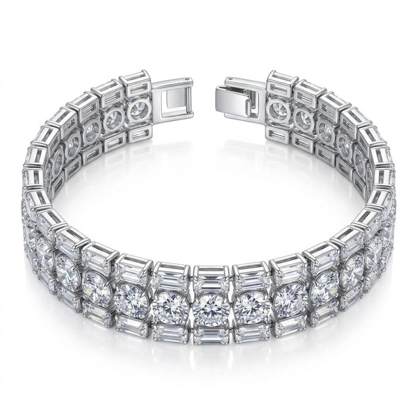 Multilayer Silver Star Bracelet
