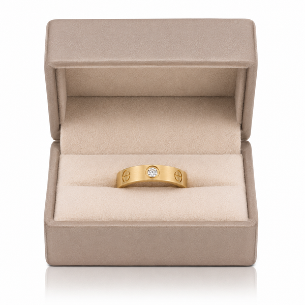 Studded Cart Band Ring