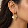 moonstone Tassel Earrings