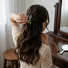 Blue Lily Hair Claw Clip – alternate angle