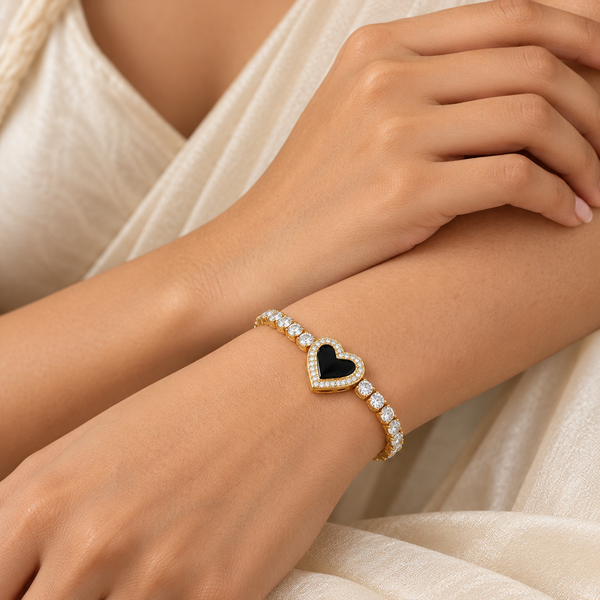 Black Heart Nene Bracelet