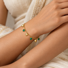 Emerald Heart Bracelet