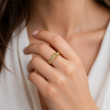 Buckle Studded Ring