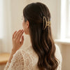 Gold Metal Claw Clip hair claw clip – alternate angle