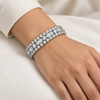 Multilayer Lumere Nene Bracelet Silver