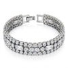 Multilayer Lumere Nene Bracelet Silver