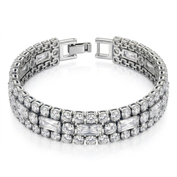 Multilayer Lumere Nene Bracelet Silver