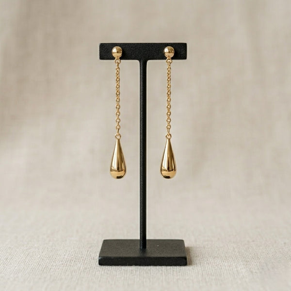 Gold Drops Earrings