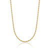 Barrel Beads Gold Chain
