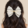 Contrast Lace Hair Bow