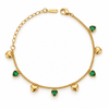 Emerald Heart Bracelet