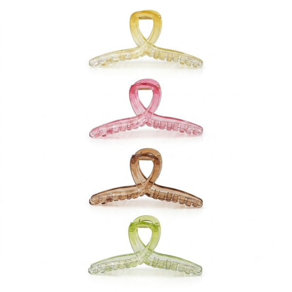 Close-up of the Ribbon Bow-Shaped Hair Claw Clips showing bow detail