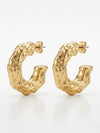 Gold Hoops - Earrings Set