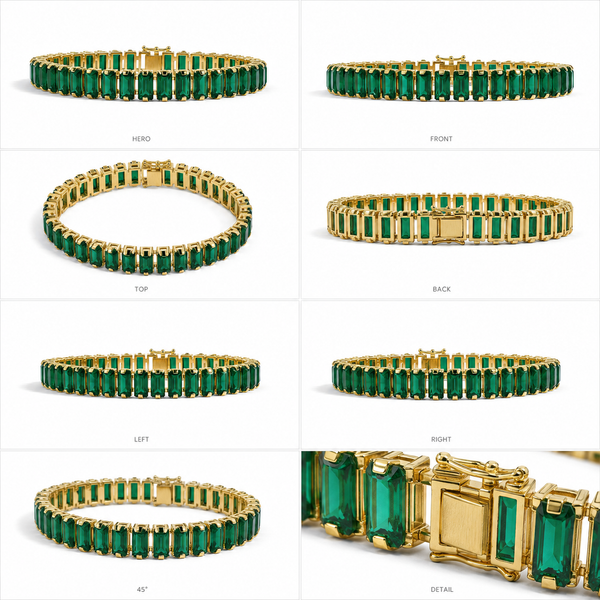 Emerald Tennis Bracelet