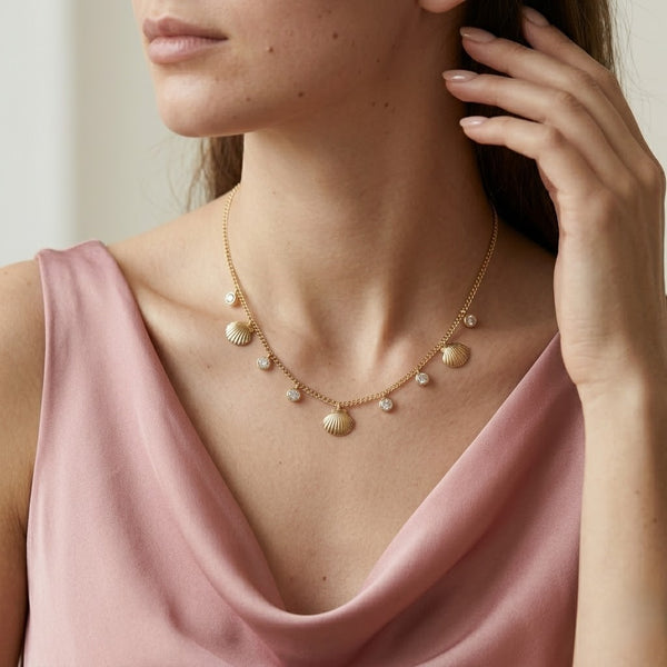 Shell on Beach Necklace