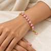 Blush Pink Crystal Bracelet