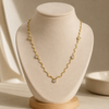Crystal Wave Chain Necklace