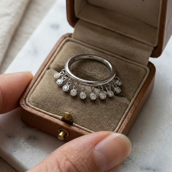 Silver Tassel Ring
