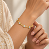 Oval Crystal Wiper Bracelet
