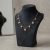 Disc Crystal Charm Necklace