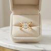 Crystal Cross over Ring - Adjustable