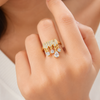 Dangle Crystal Ring