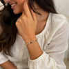 Solid Heart Tassel Bracelet
