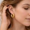 Plain Everyday Hoop Earrings