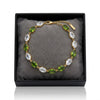 Emerald Crystal Drop Bracelet
