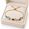 Multicolour Tulip Bracelet Adjustable