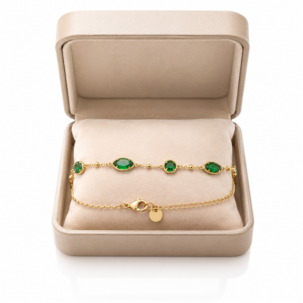Emerald Multi Stone Bracelet