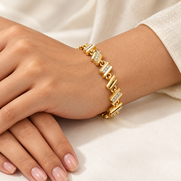 Zig Studded Bracelet