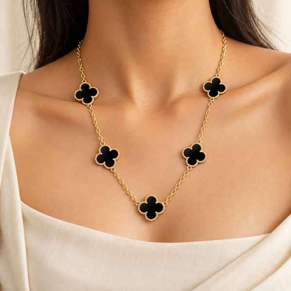Black Clover Necklace