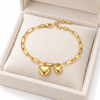 Heart Link Chain Bracelet