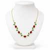 Ruby Tulip Necklace