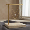 Layer Long Tassel Crystal Necklace