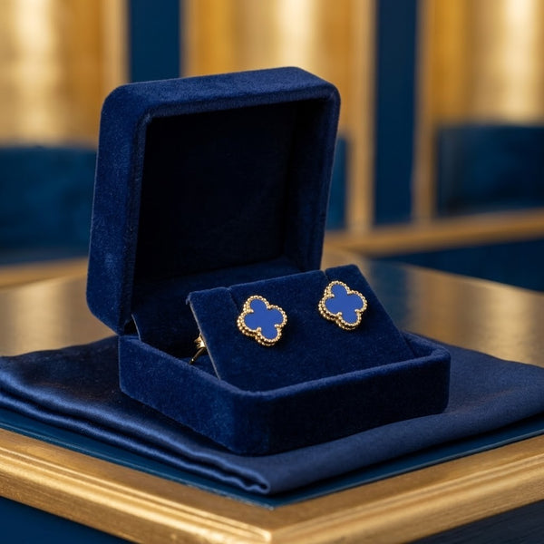 Blue Cleef Earrings