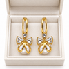 Perky Pearl Bow Earrings