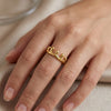 Molten Gold Ring