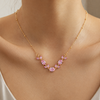 Aurora Blush Tulip Necklace