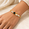 Swan Clover Bracelet