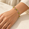 Emerald Lavi Leaf Tulip Bracelet