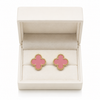 Pink clover Earrings