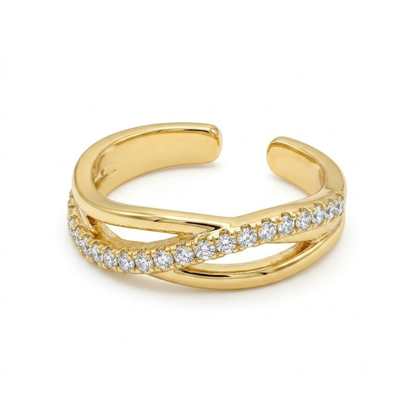 Minimal Spiral Twined Ring